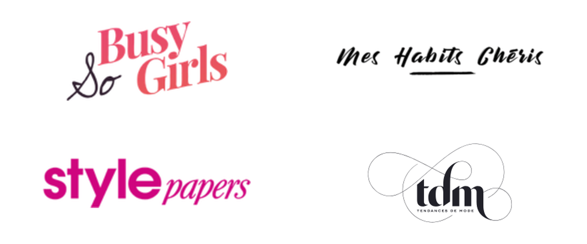 So Busy Girls, Mes Habits Chéris, Style Papers, TDM Tendances de Mode