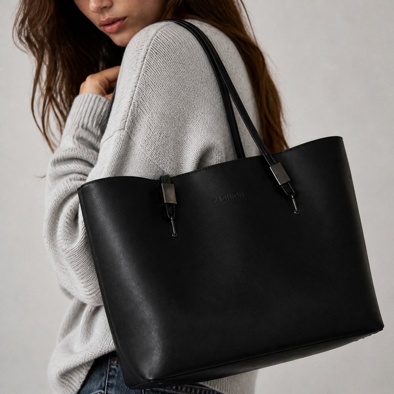 Sac a main de cours lycee cuir porté