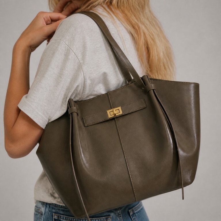 Sac de cours de luxe fashion porté