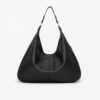 Sac de cours noir ample et large classique