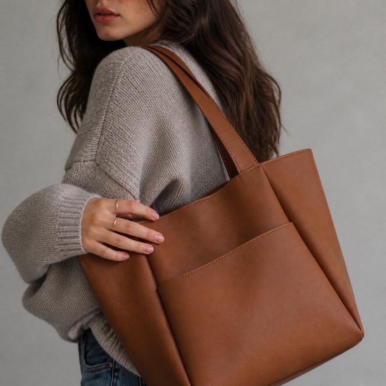 Tres grand sac a main de cours porté