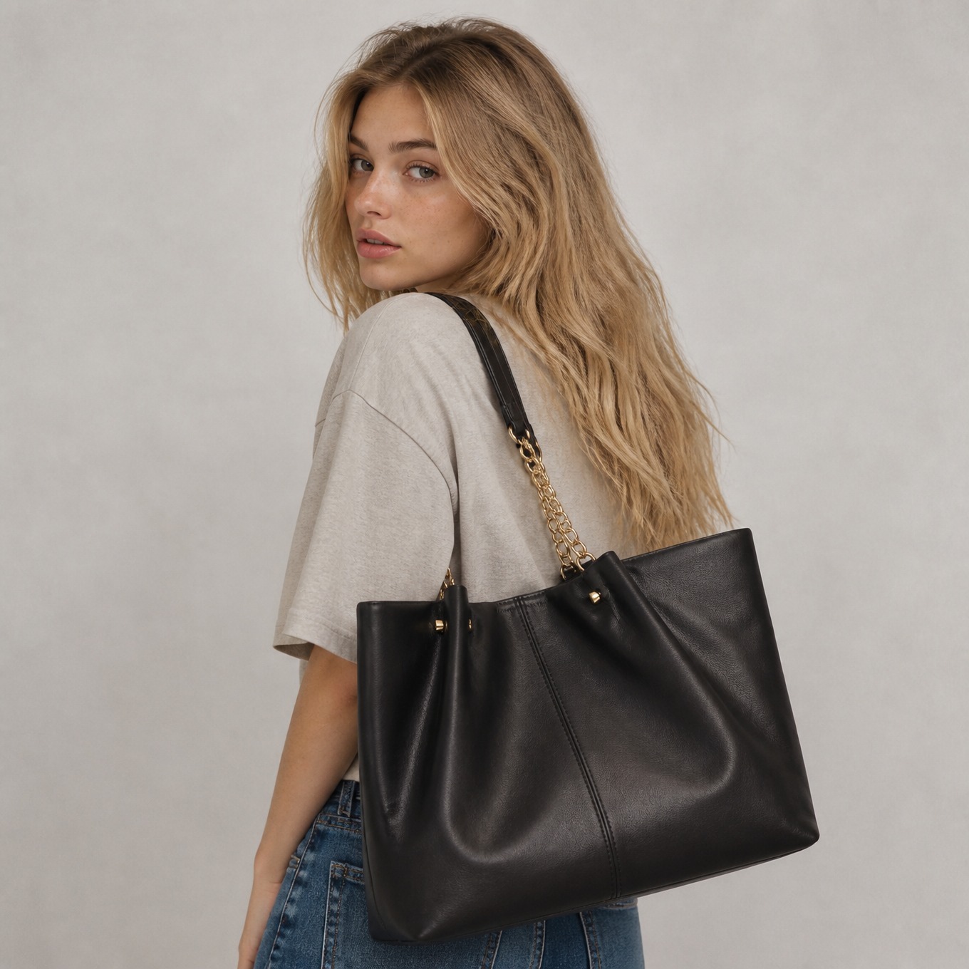 Sac de cours léger porté - vue 4