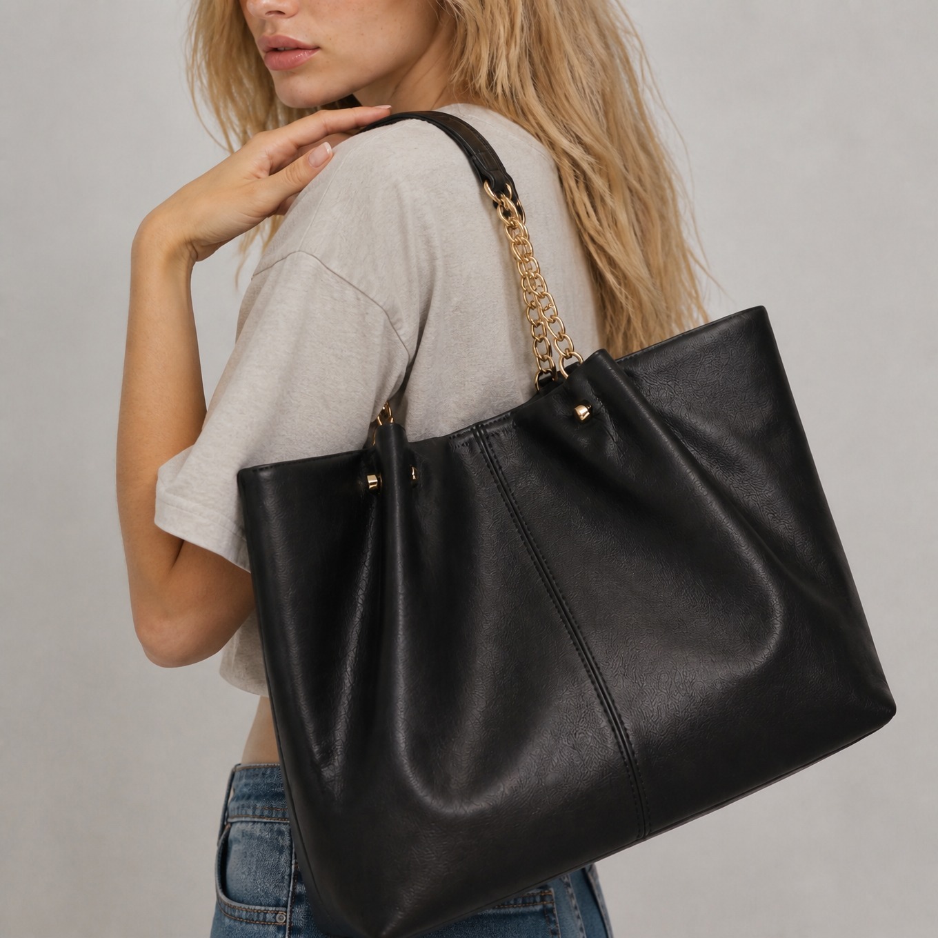 Sac de cours léger porté - vue 5