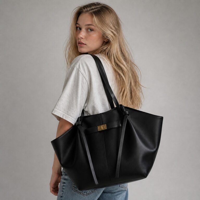 Sac cabas de cours porté
